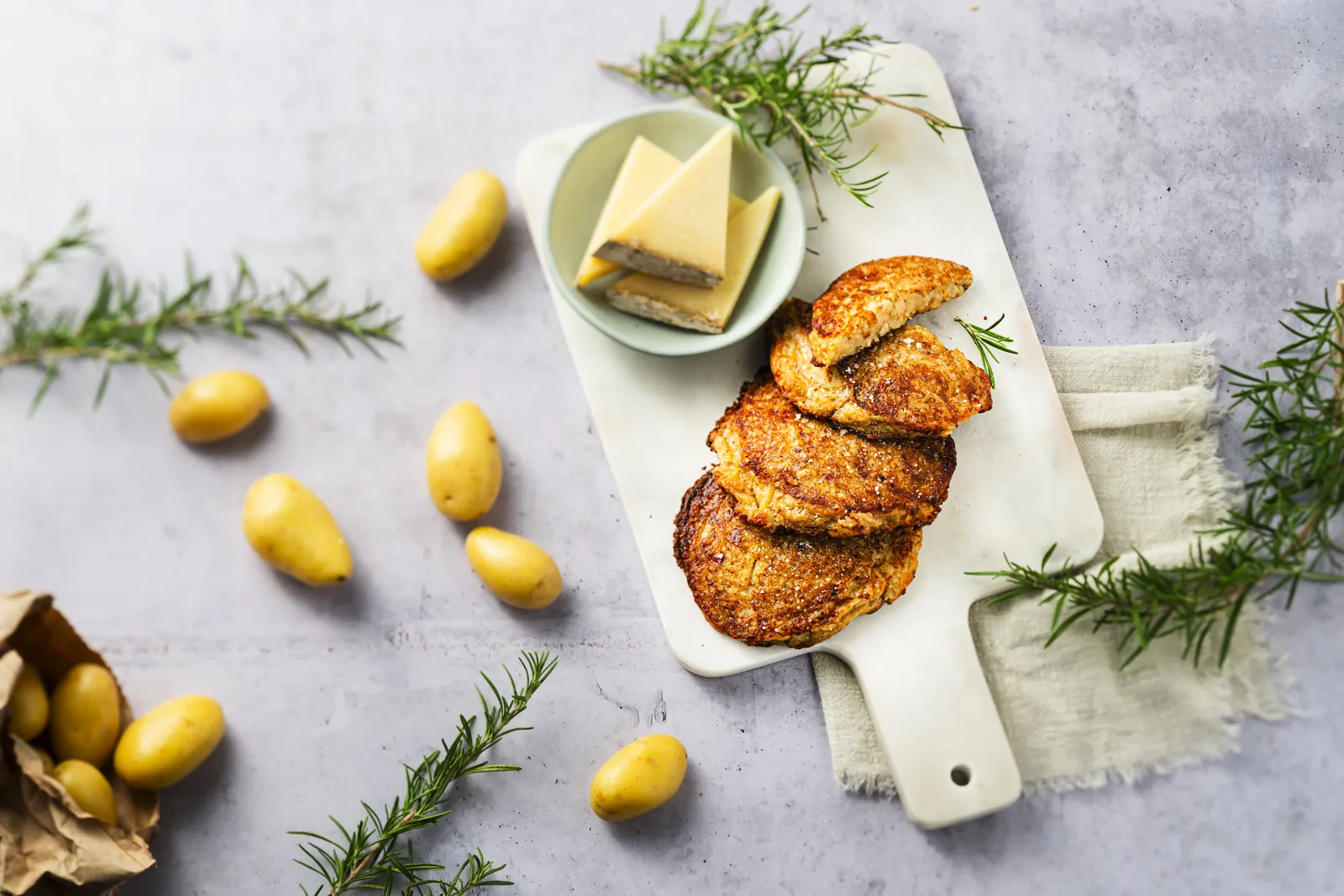 "Crique d'Auvergne" Galettes de pommes de terre au Cantal