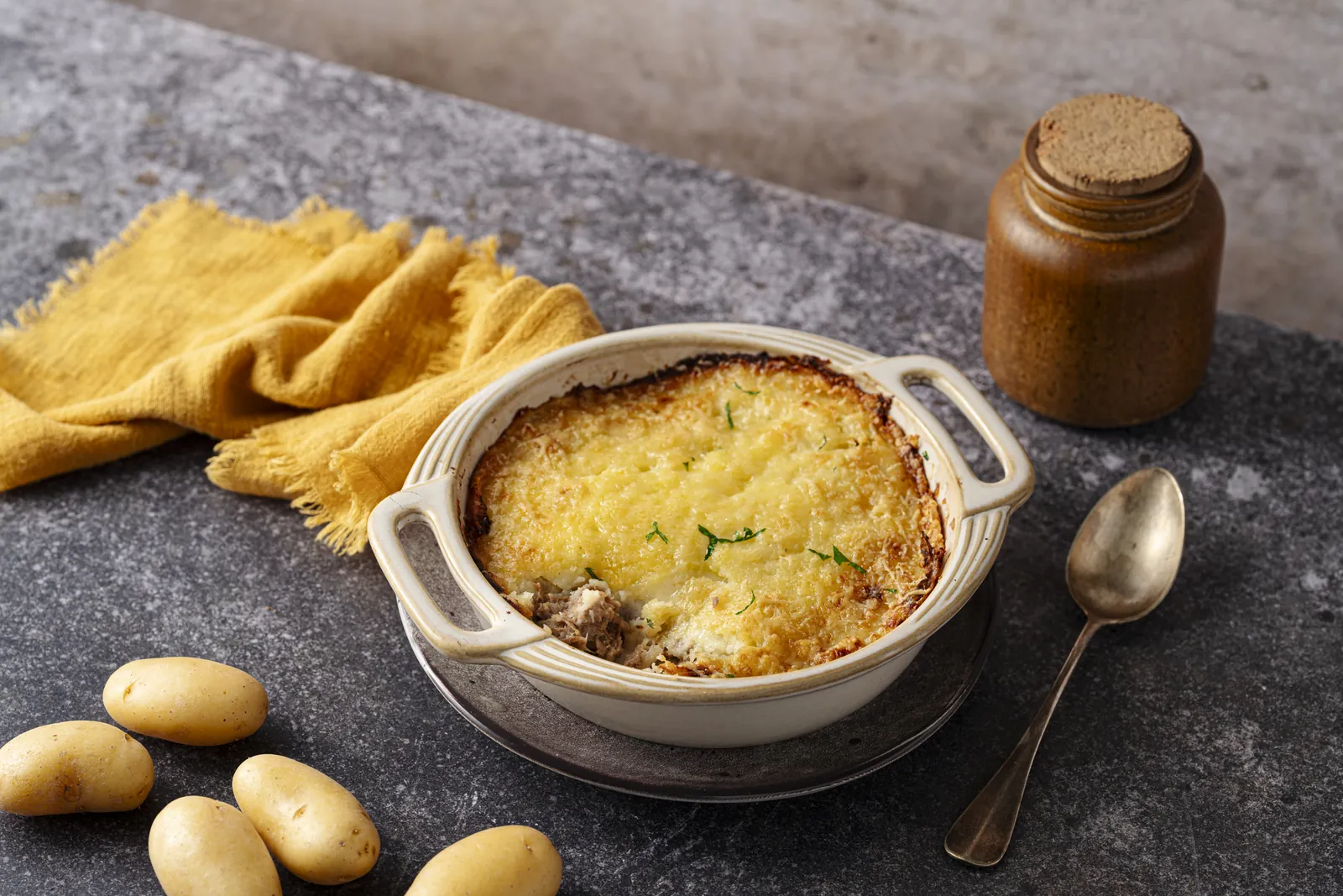 Hachis parmentier de canard
