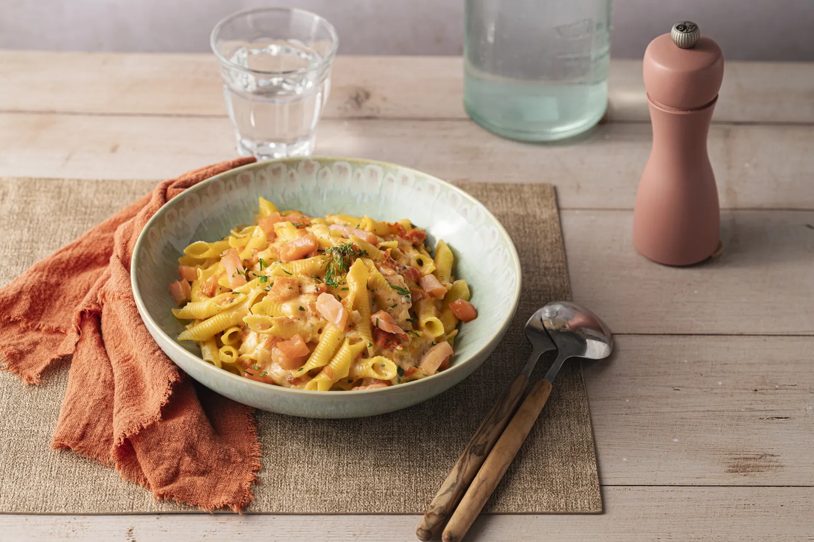 Penne GARGANELLI Au saumon
