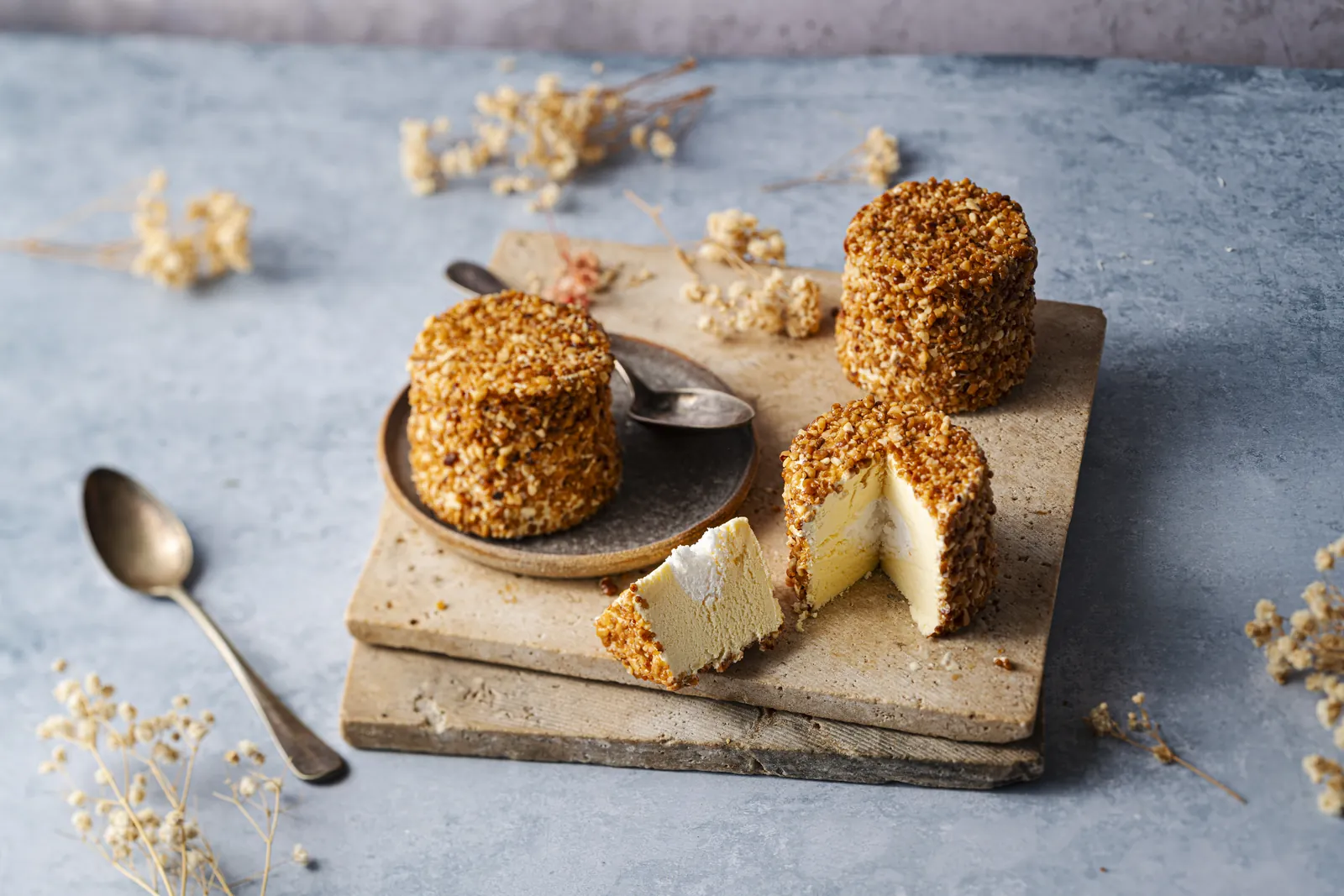 Rocher vanille cœur meringué