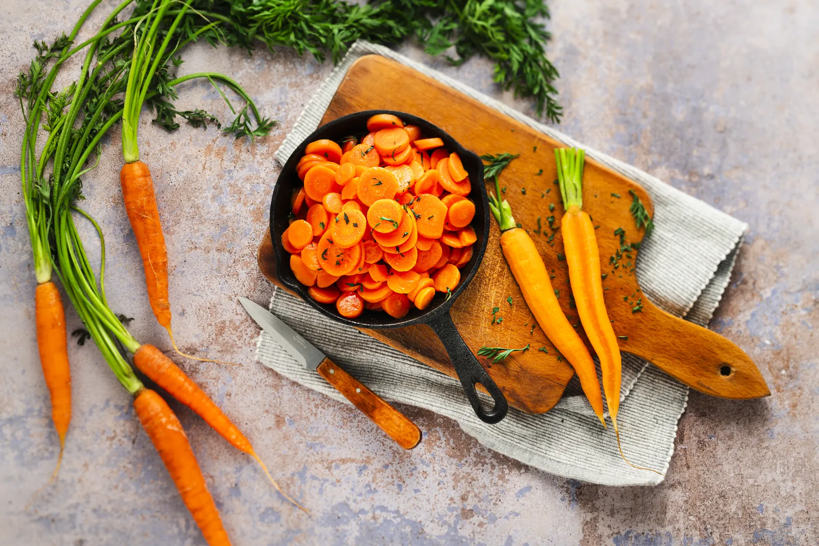 Carottes en rondelles