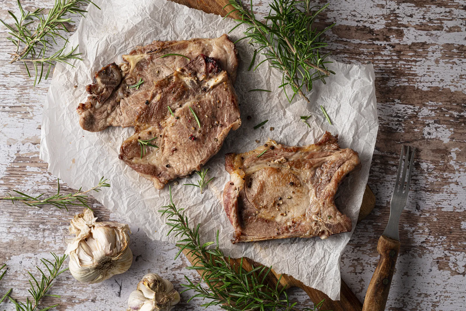 Côtes de porc échine