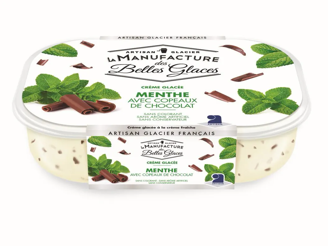 Crème glacée Menthe-Chocolat