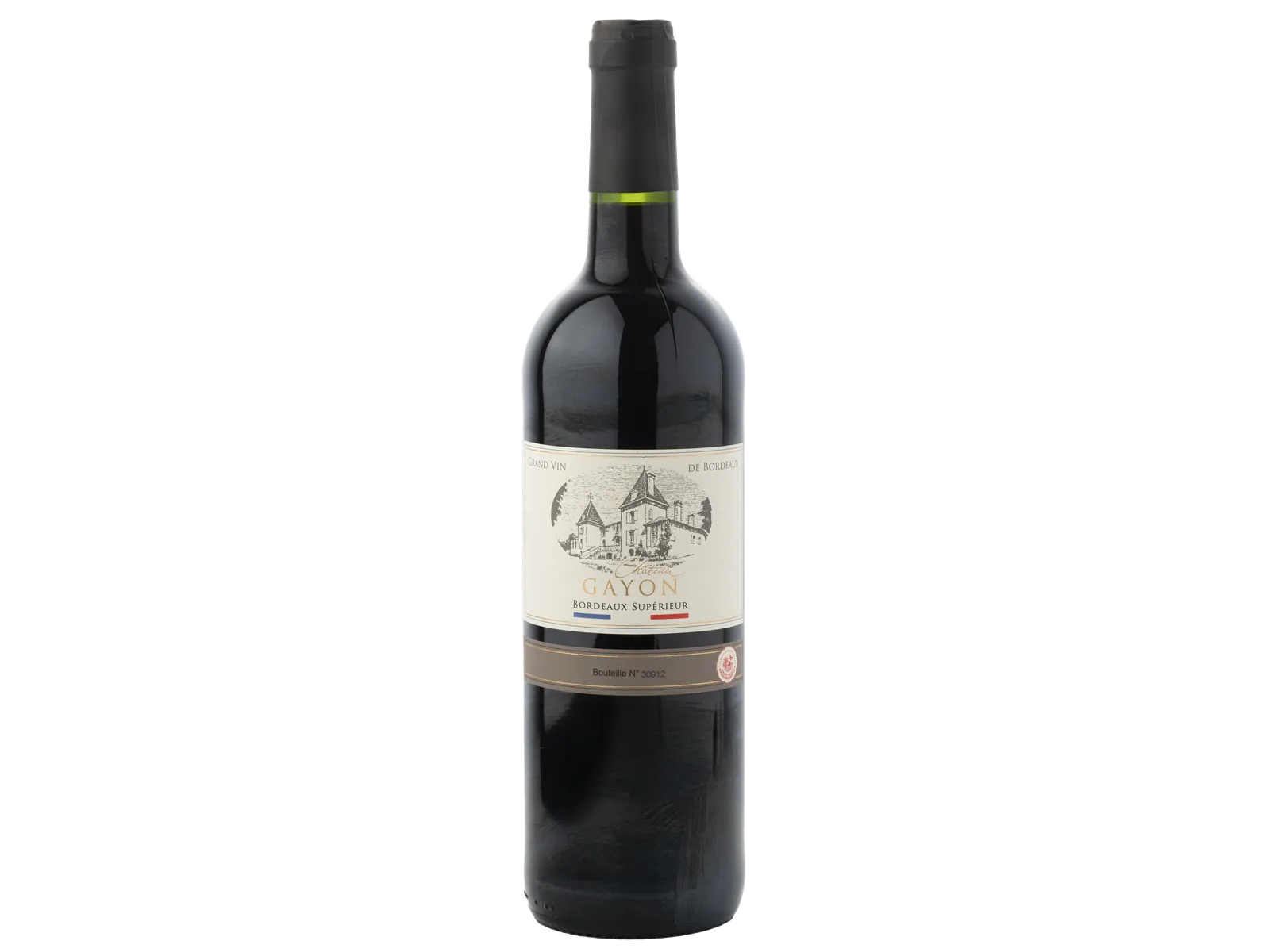 AOC Bordeaux supérieur Château Gayon r - vin rouge