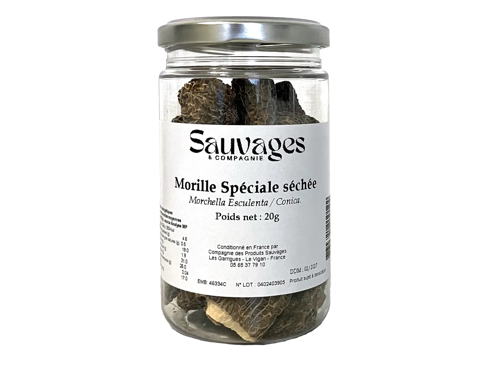 Morilles séchées