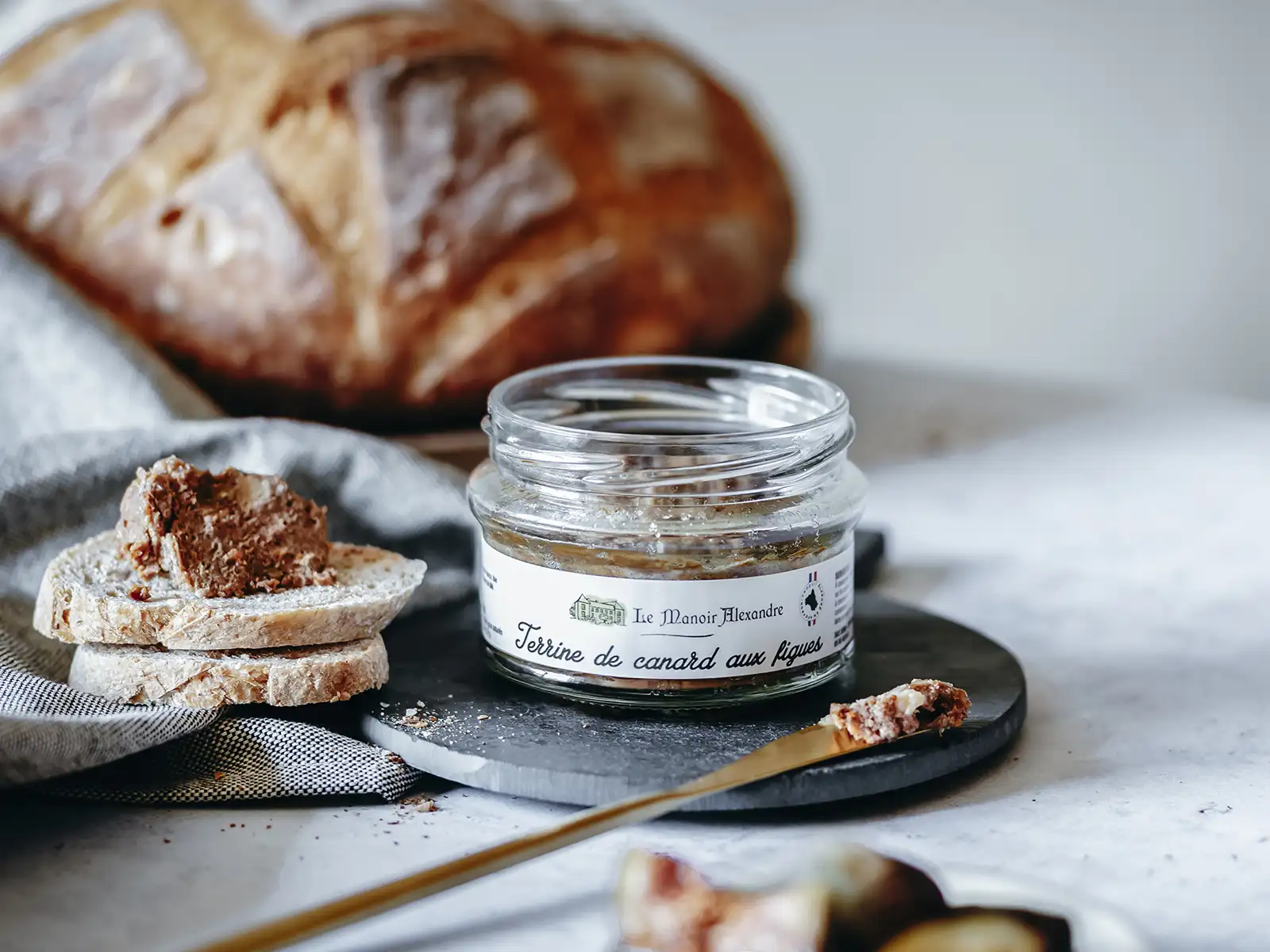 Terrine de canard aux figues