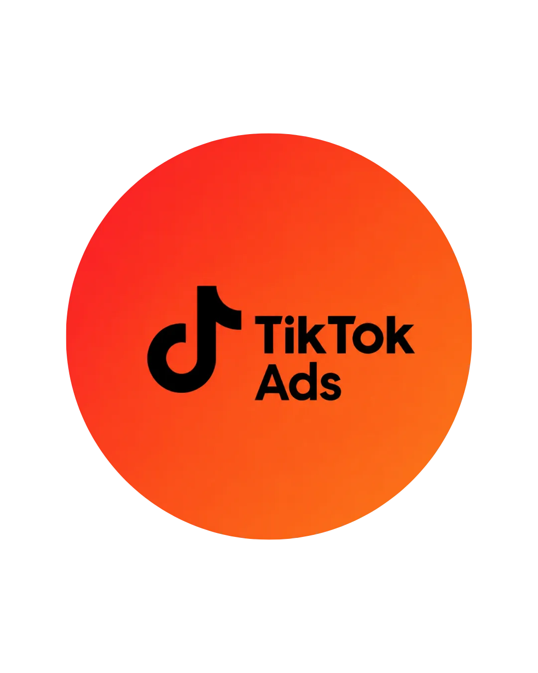 TikTok Ads logo - one of the paid media platforms Hype Visions manages for its partners