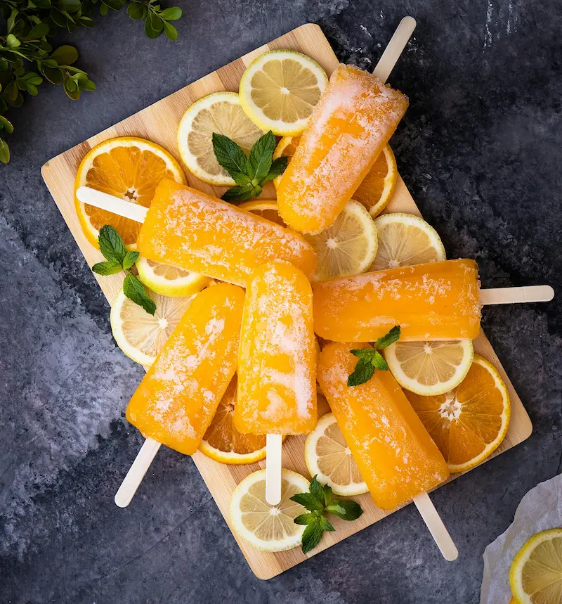 Icepop met citroensmaak van Lookin'Ice