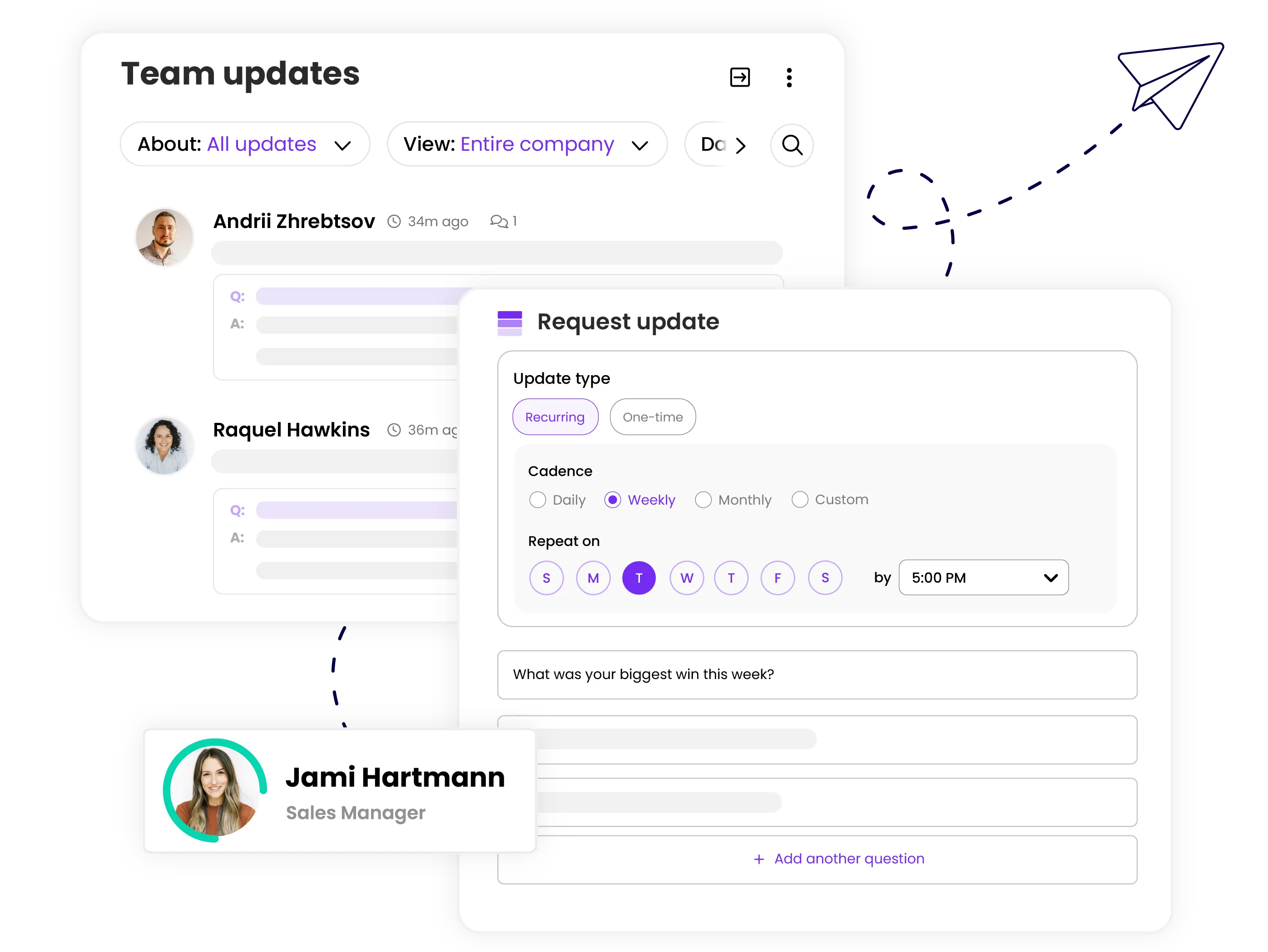 Team updates