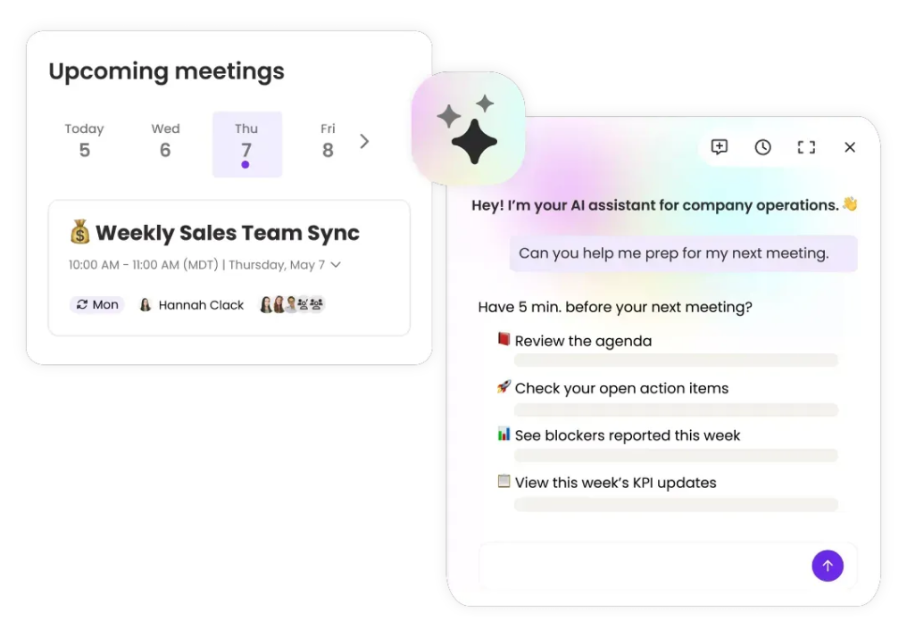 Meeting prep & history