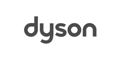 Dyson company logo in a stylized black font.