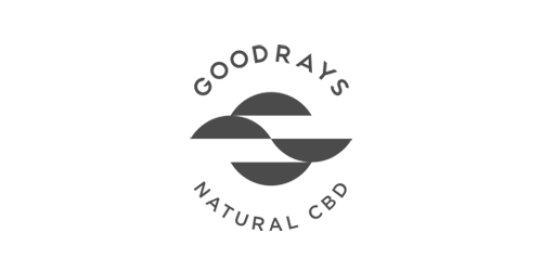 Logo with two stylized dark gray horizontal shapes resembling rays inside a circular dashed frame on a white background.