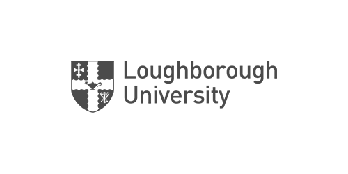 Loughborough University logo with a shield emblem and the text 'Loughborough University'.