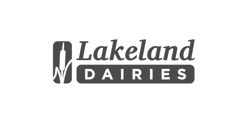 Lakeland Dairies company logo in black text.