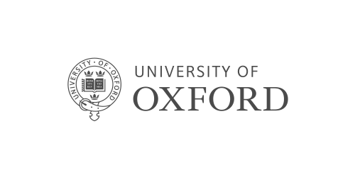 University of Oxford logo composed of a circular emblem and the text 'UNIVERSITY OF OXFORD' in uppercase letters.