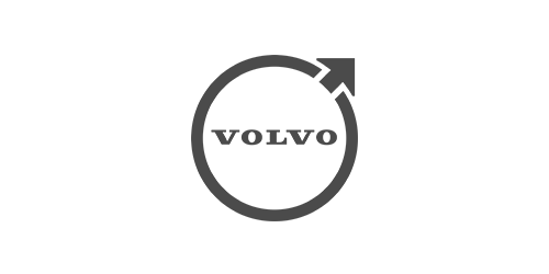 Volvo logo with a circle and diagonal arrow pointing upwards to the right.