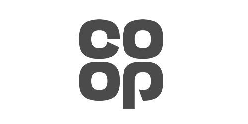 Coop retail brand logo with stylized lowercase letters forming a square shape.