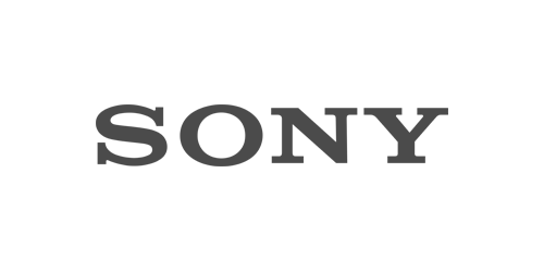 Sony brand name logo in black serif font on white background.