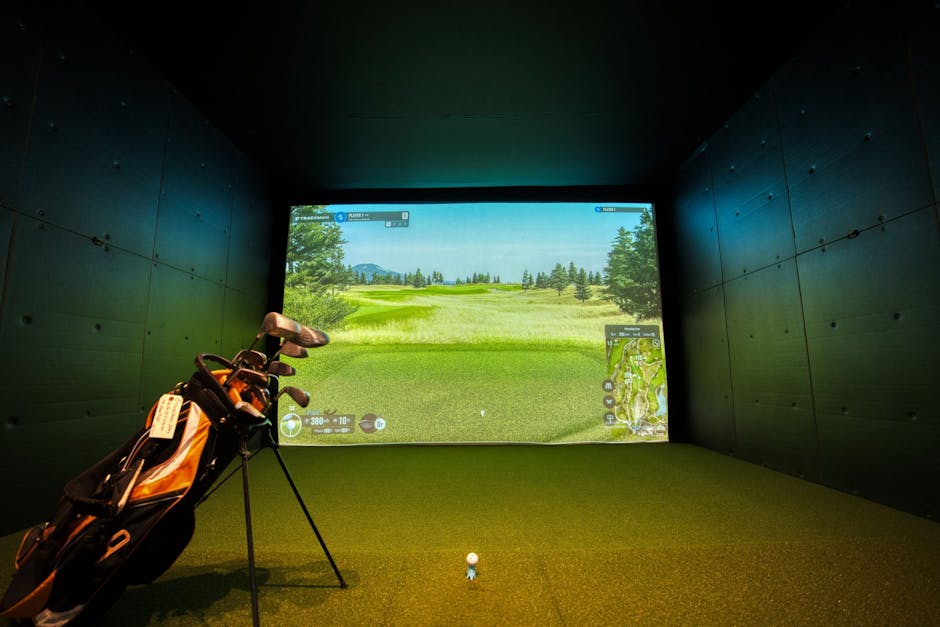 golf simulator fitness amenities luxury suite - golf simulator fitness amenities