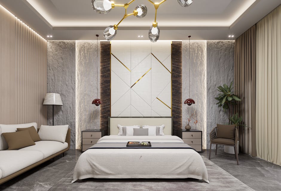 1-bedroom apartment modern interior Miami luxury - 1-bedroom apartments