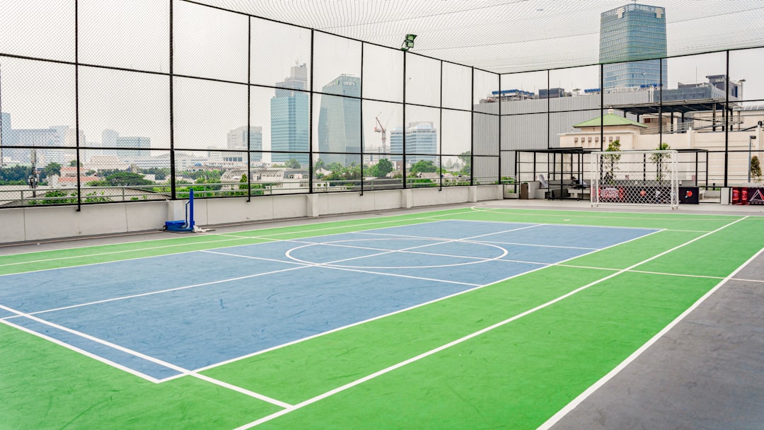 skyline luxury pickleball apartments rooftop court city view - skyline luxury pickleball apartments
