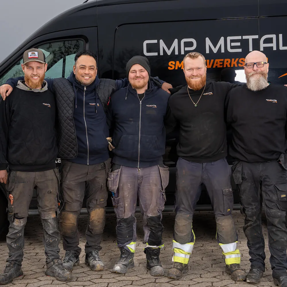 Teamet af erfarne smede hos CMP Metal i København