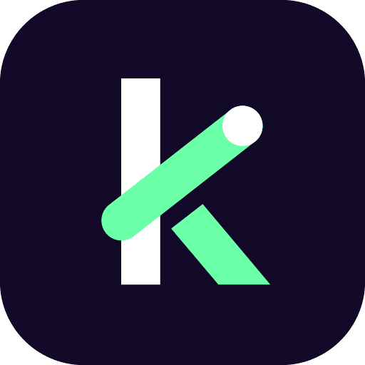 Green arrows pointing right and down on dark background with white bar