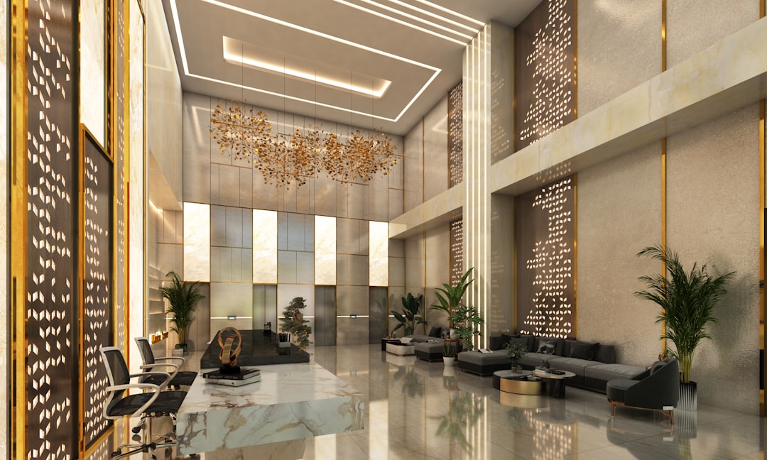 apartment amenities luxury lobby