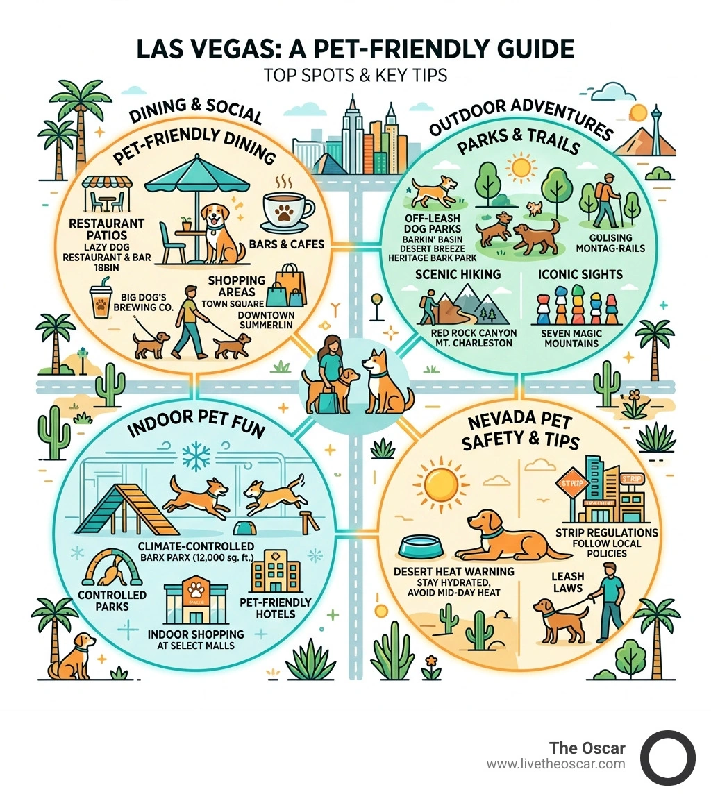 Overview infographic of Las Vegas pet friendly spots, parks, dining, trails, and safety tips - las vegas pet friendly Overview infographic of Las Vegas pet friendly spots, parks, dining, trails, and safety tips - las vegas pet friendly