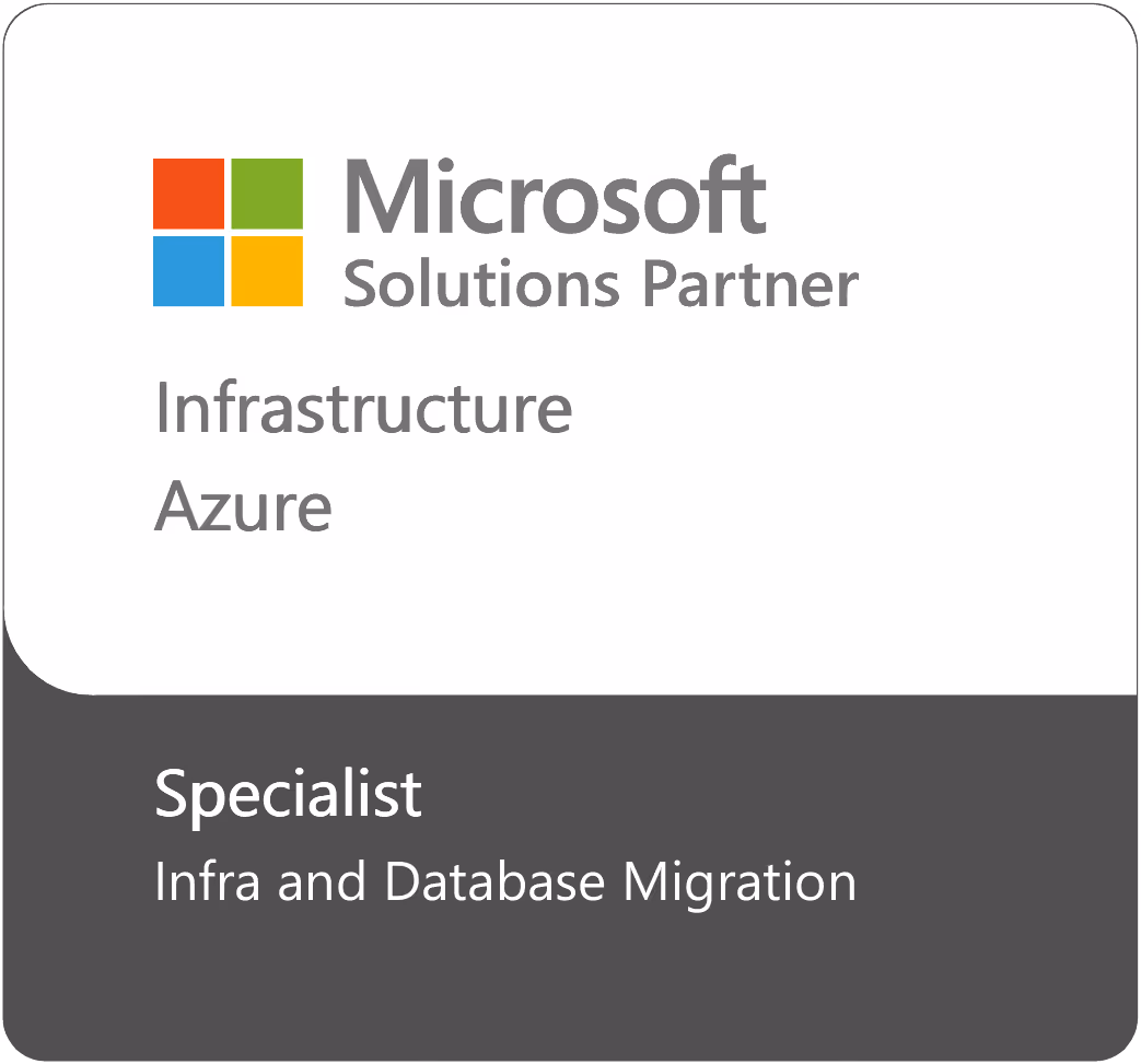 Microsoft Solutions Partner for Infrastructure certification logo