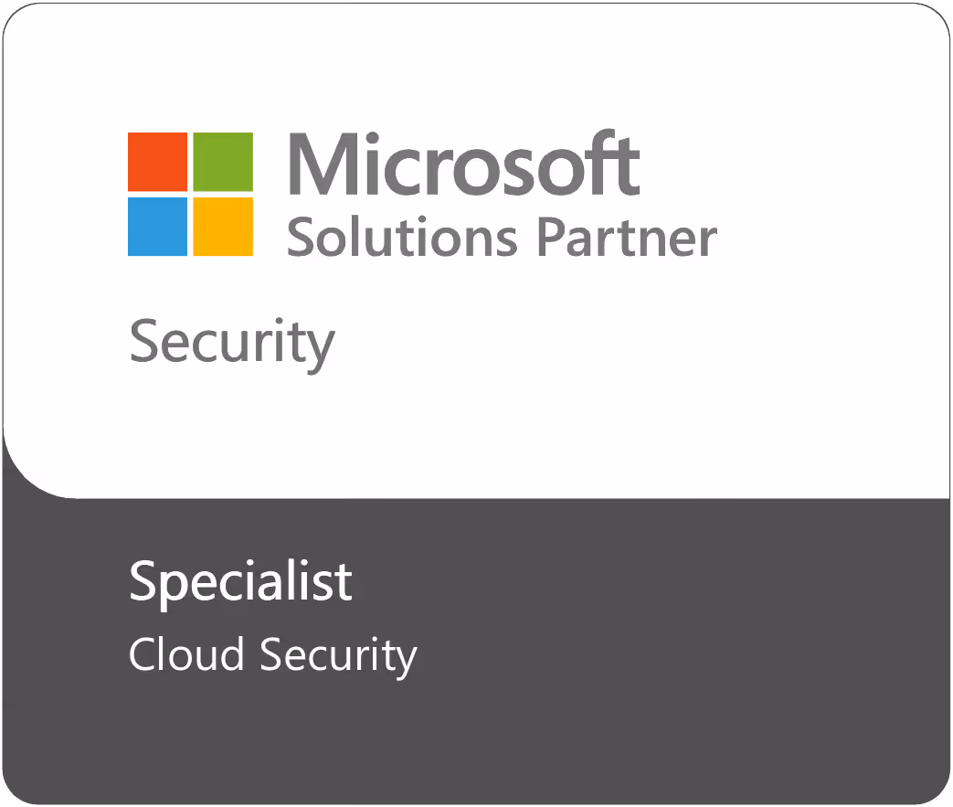 Microsoft Solutions Partner for Security certification logo