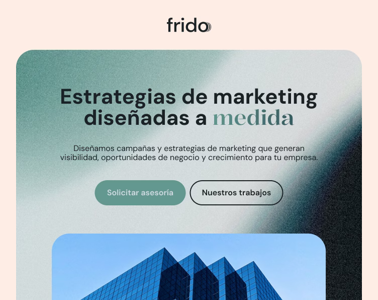 Página web de una agencia de marketing digital.