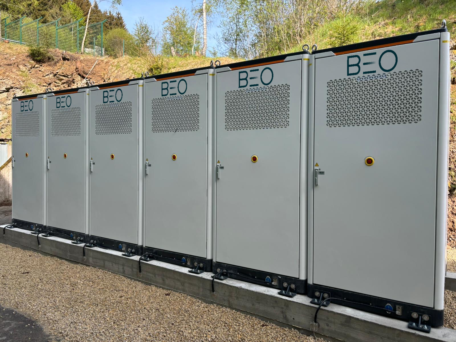 Batteriespeicher von BEO am Standort der Walor Vöhrenbach GmbH
