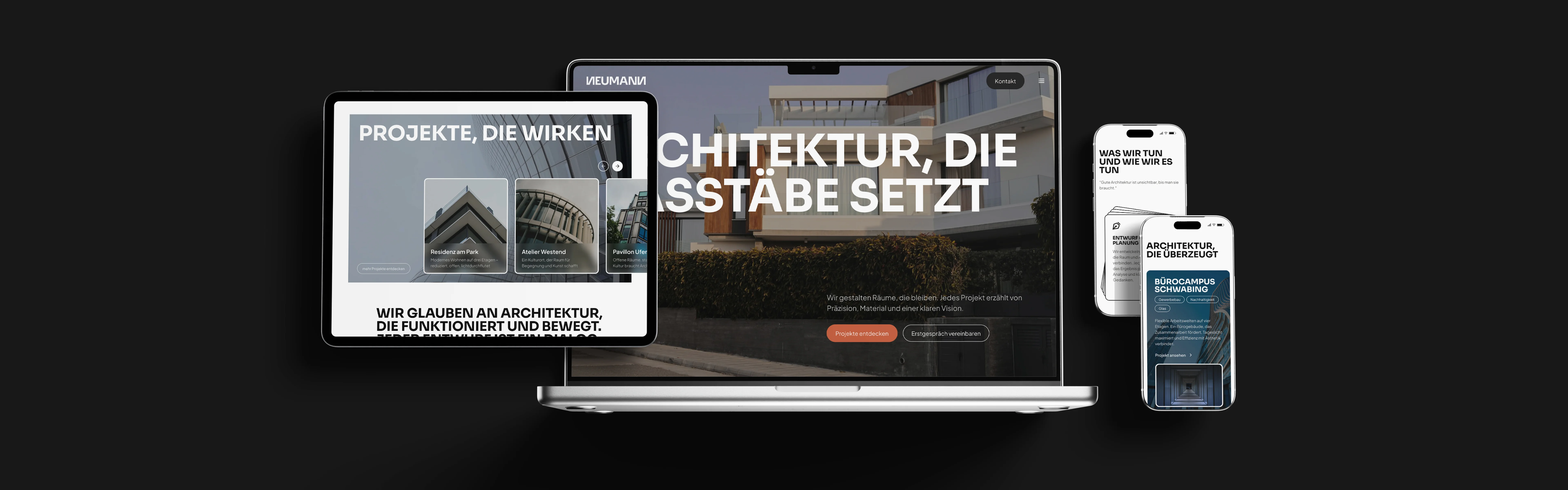 Das Titel bild zum Mockup Neumann Architektenbüro