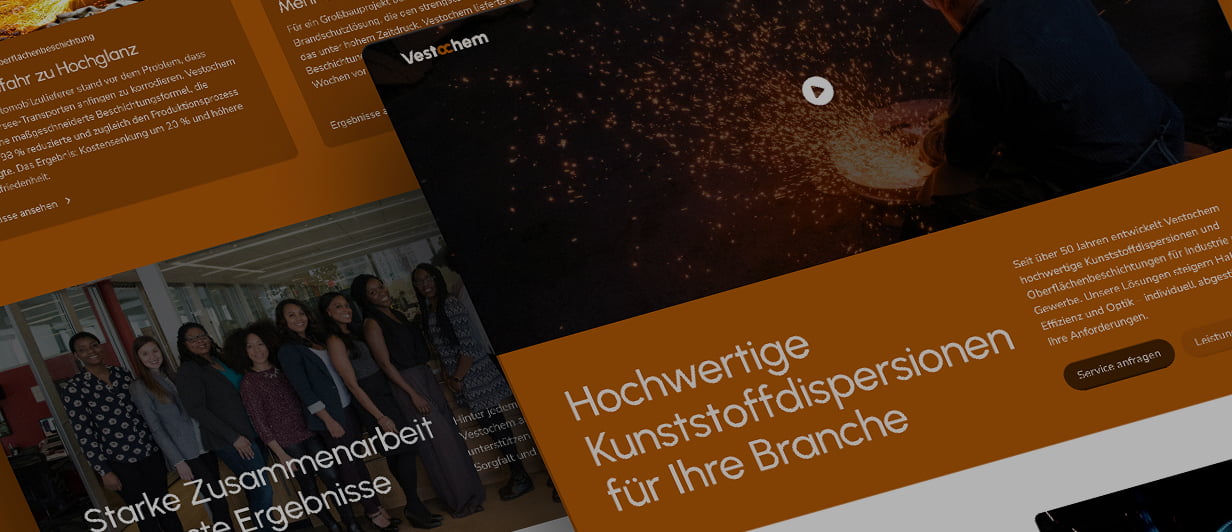 Eine Darstellung des Portfolio Projekts Vestochem Chemie