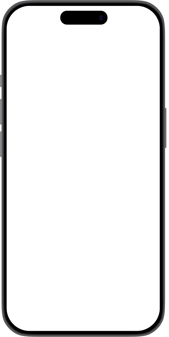 Die Startseite eines Portfolio Projekts auf dem Smartphone