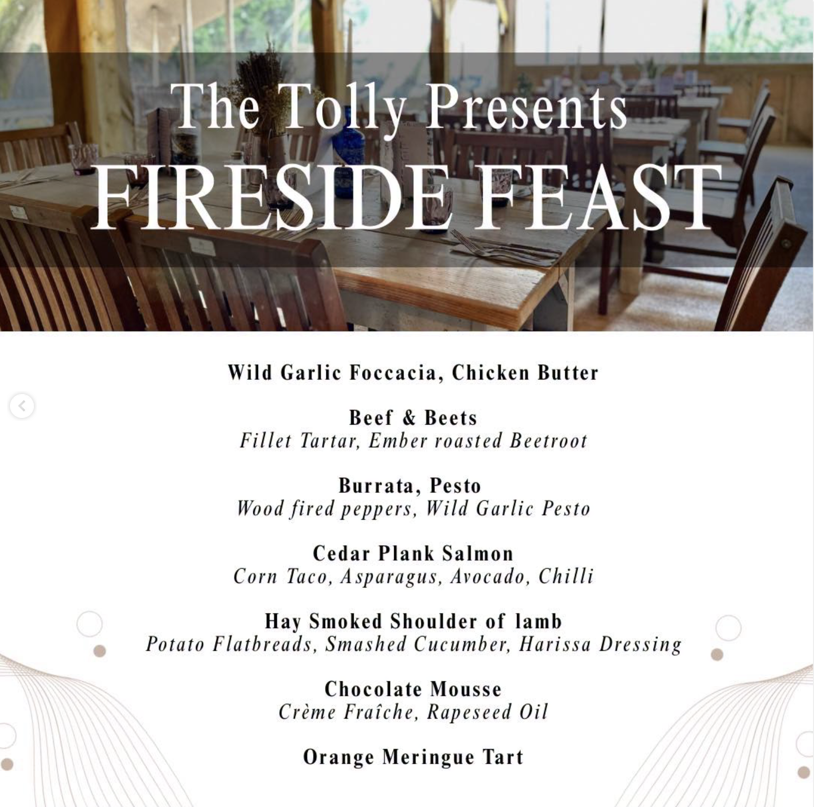 Fireside Feasts 15th May