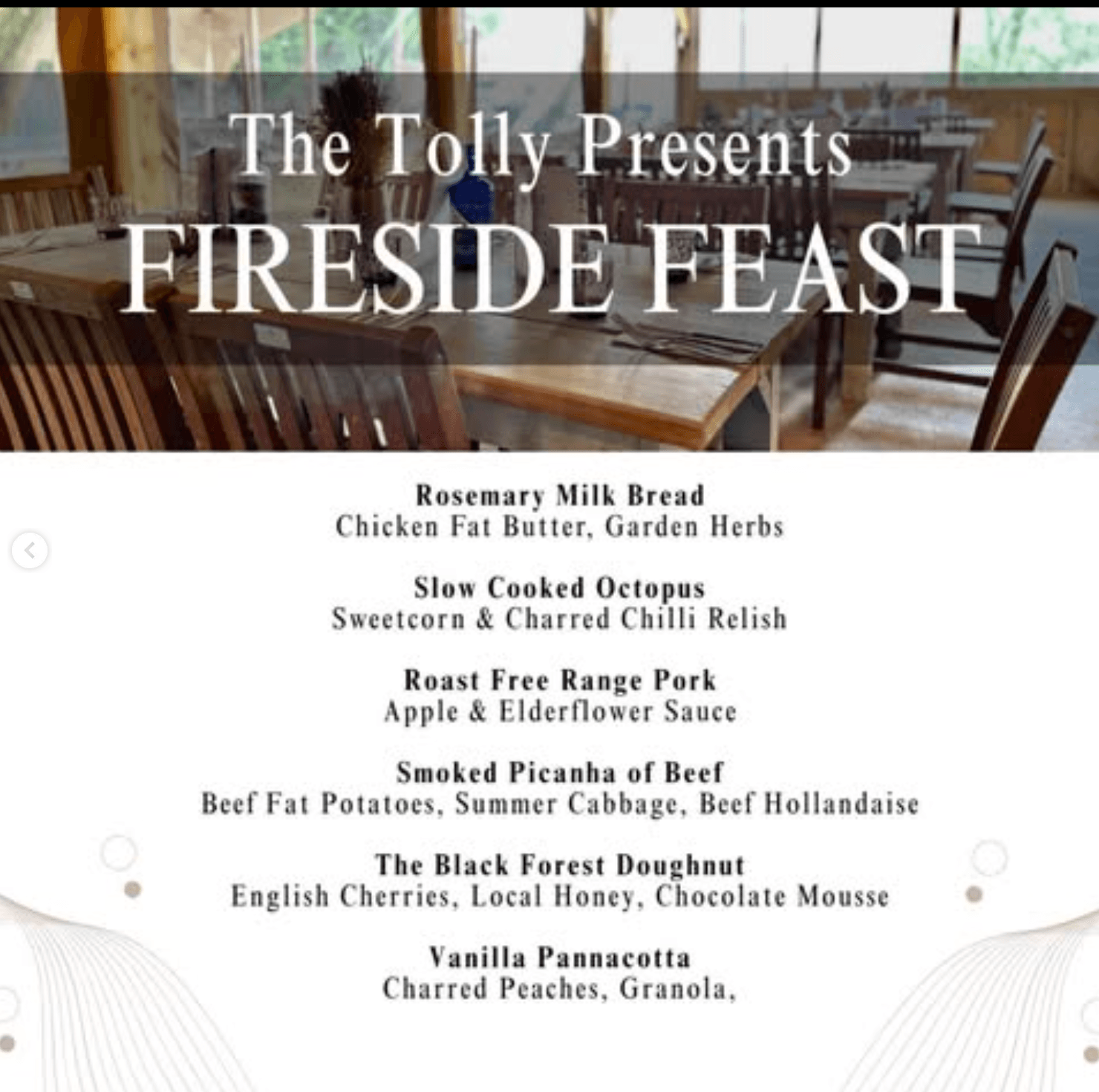 Fireside Feasts 14th August