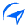 eShard Icon favicon blue on transparent background