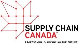 Supply Chain Canada logo with a red interconnected dot design and text 'Supply Chain Canada' and 'Professionals Advancing The Future.'