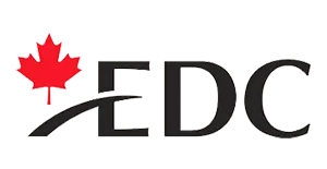 EDC logo with a red maple leaf symbolizing Canada.