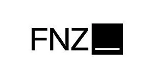 FNZ company logo with letters FNZ followed by a black square with a white horizontal line at the bottom.
