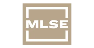 MLSE letters enclosed within an incomplete square border on a taupe background.