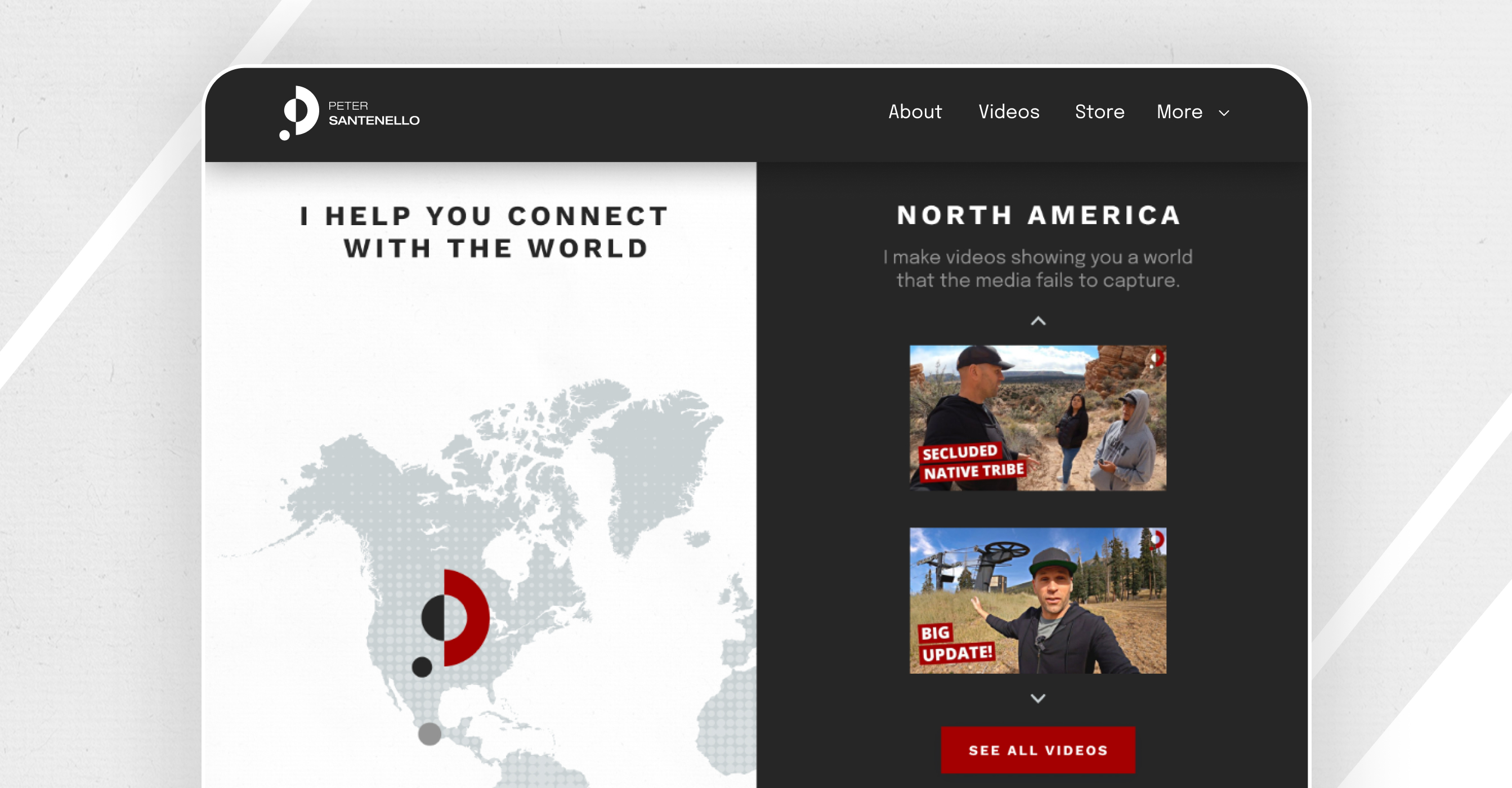Peter Santenello — Branding - Web Design by Ampersand Studio, Medellín