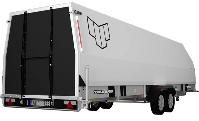 4P Touring 700TX korgvagn för flera snöskotrar