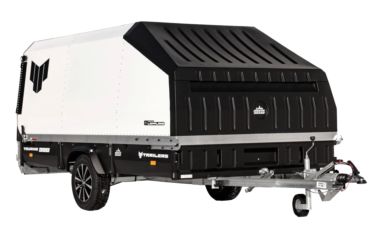 4P Grand Touring 490TX korgvagn för två snöskotrar
