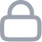Gray padlock icon symbolizing security or privacy.