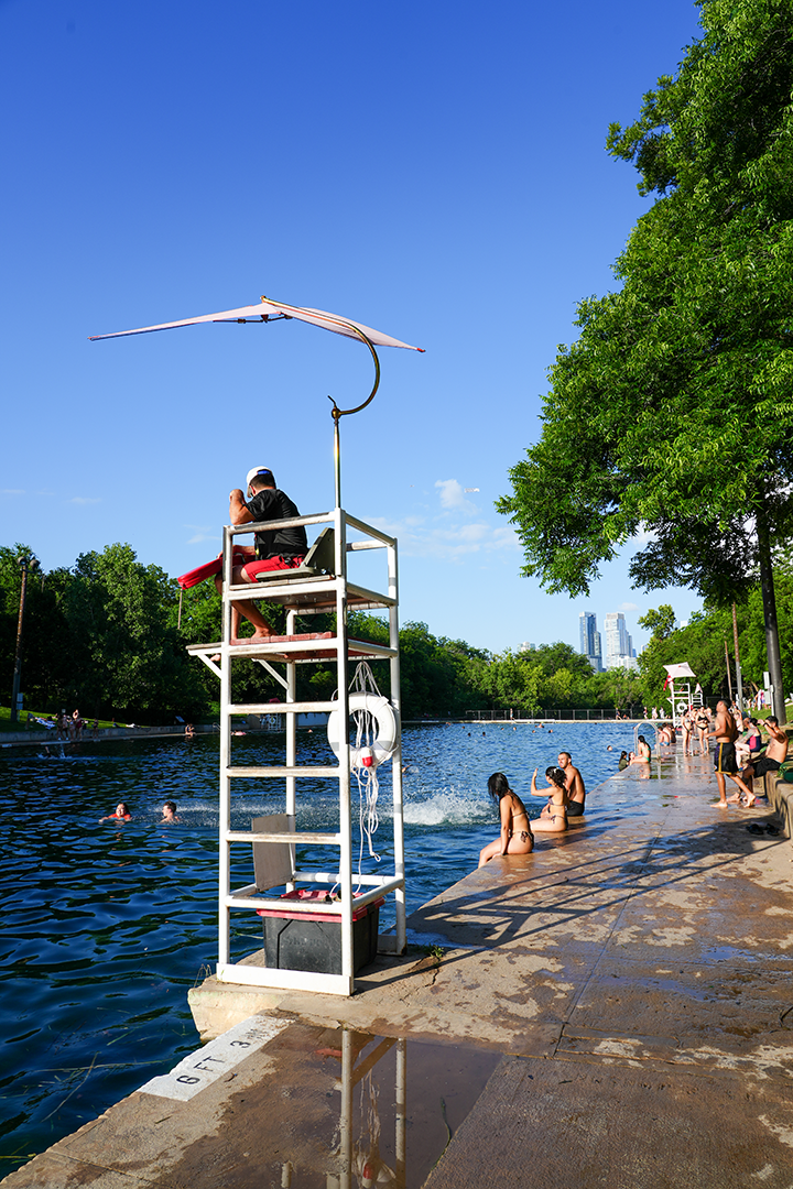 Life Guard at Barton Springs