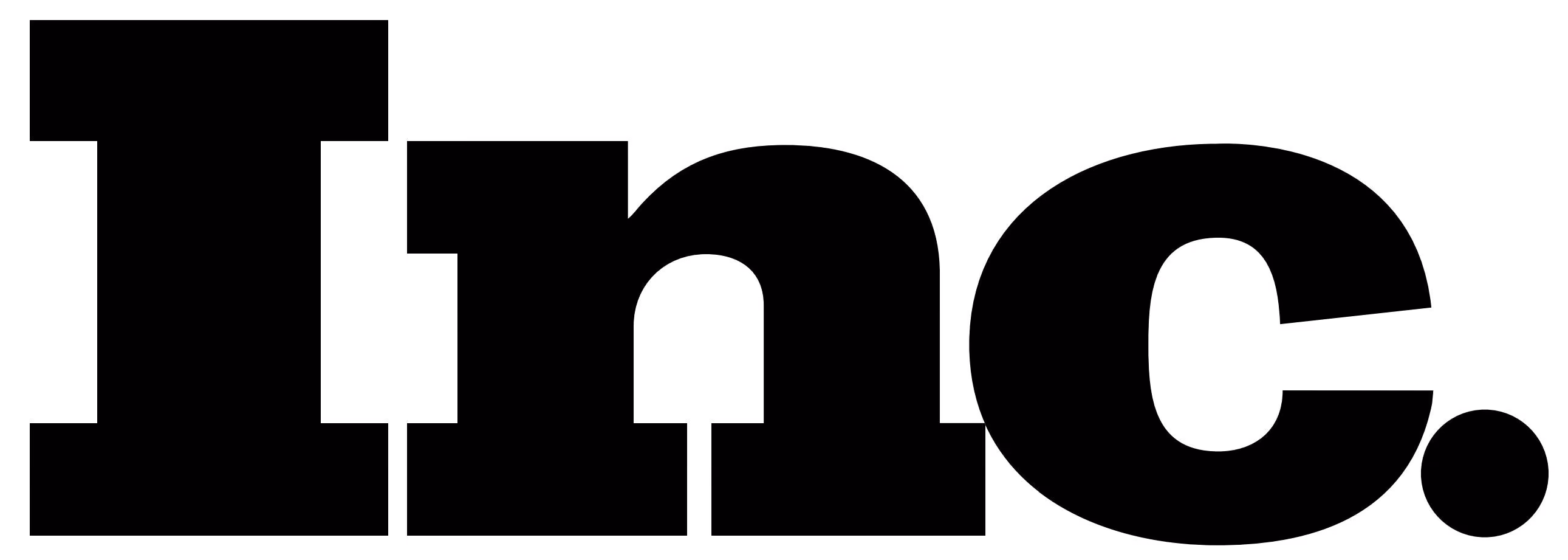 Black text spelling Inc. in a modern serif font on a white background.