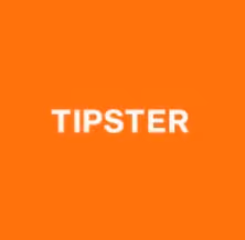 White text 'TIPSTER' on an orange background.